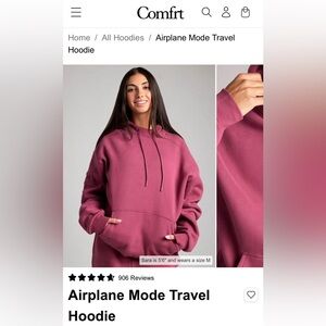 Pink Travel Hoodie - Comfrt